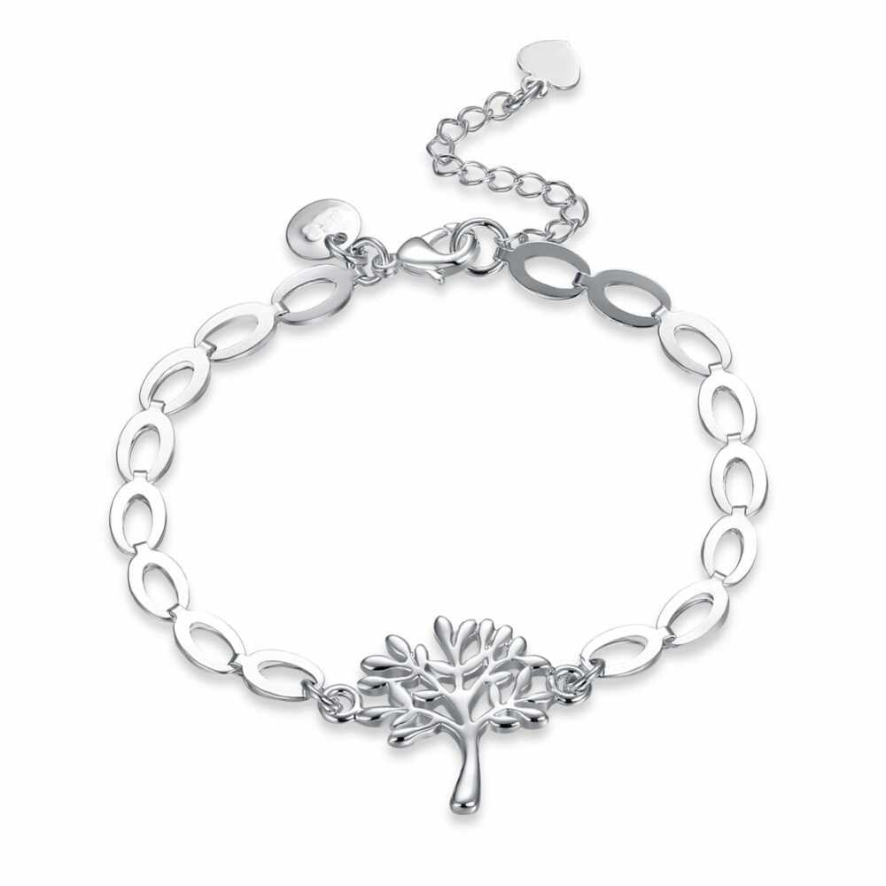 Women's Tree Of Life Chain Bracelet With Lobster Clasp