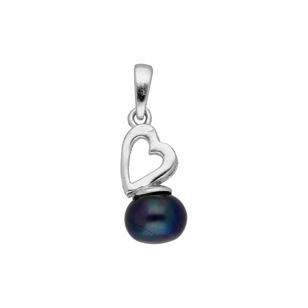 Women's Sterling Silver Pendant Necklace With Freshwater Pearl