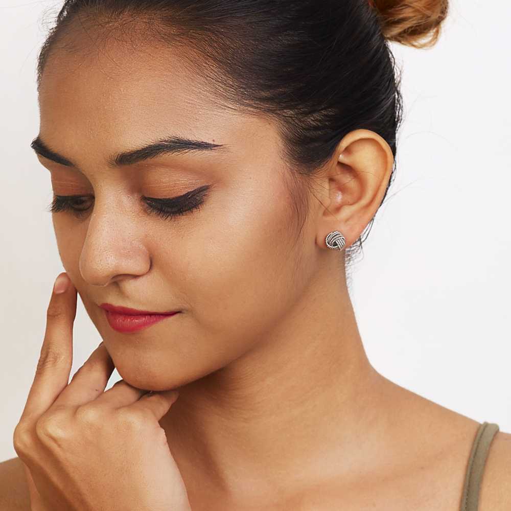 Women's 925 Sterling Silver Stud Earring