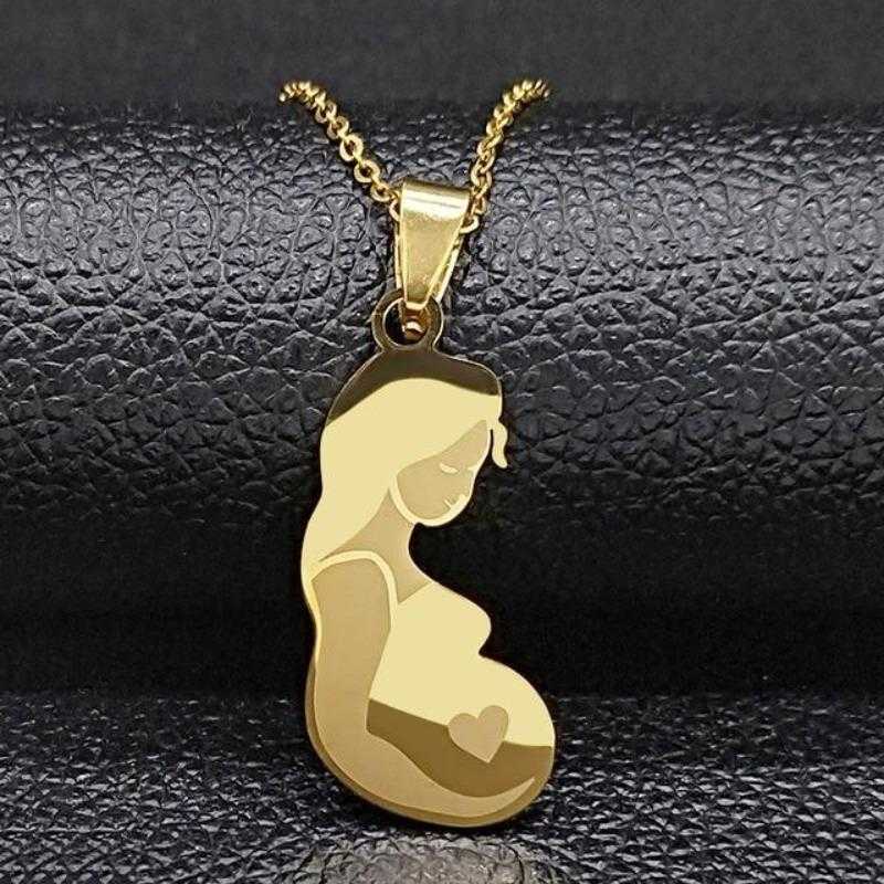 Women's Stainless Steel Mom's Special Pendant Necklace