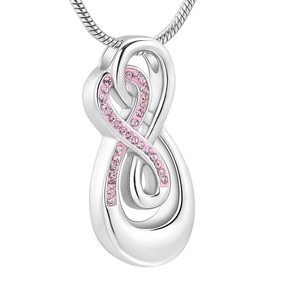 Breast Cancer Urn Pendant Necklace